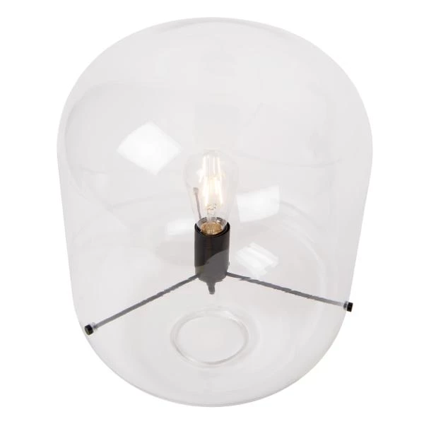 Lucide VITRO - Lampe de table - Ø 35 cm - 1xE27 - Transparent - détail 1